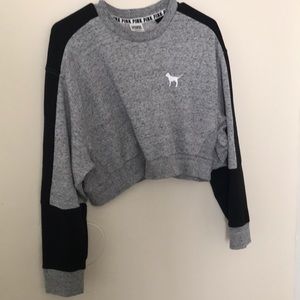 Pink Victoria Secret crop top sweater